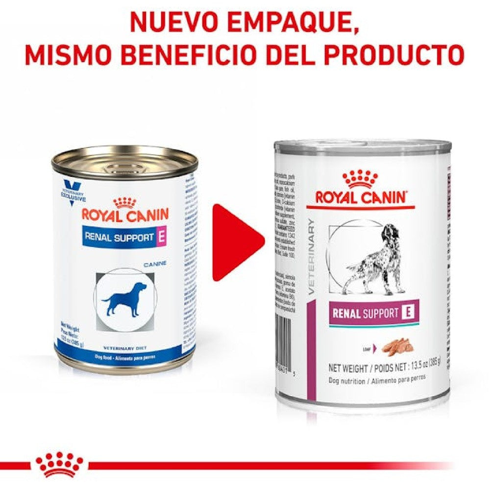 12 Latas Royal Canin Vet Renal Support E Canine 385 gr