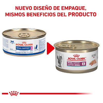 24 Latas Royal Canin Vet Renal Support E Feline 145 gr