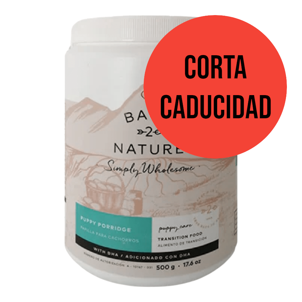 CORTA CADUCIDAD Back2Nature Papilla Cachorro 500 Gr - AniMALL