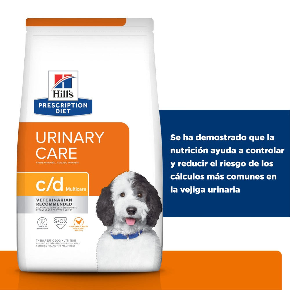 Hill's Prescription Diet c/d Multicare, Cuidado Urinario, para Perro, 8 Kg