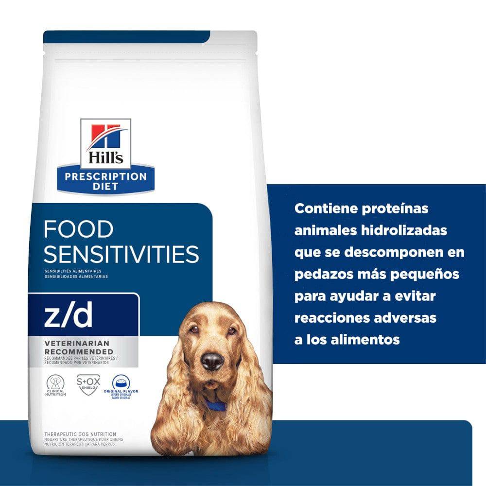 Hill's Prescription Diet z/d, Sensibilidades Alimentarias, para Perro, 8 Kg - AniMALL