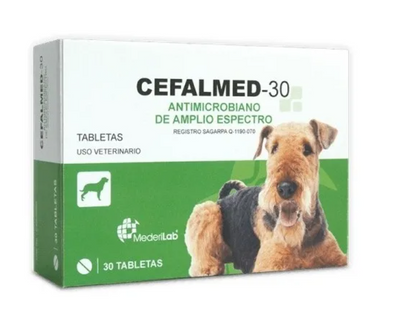 Cefalmed 30 Antimicrobiano 30 Tabletas Mederilab