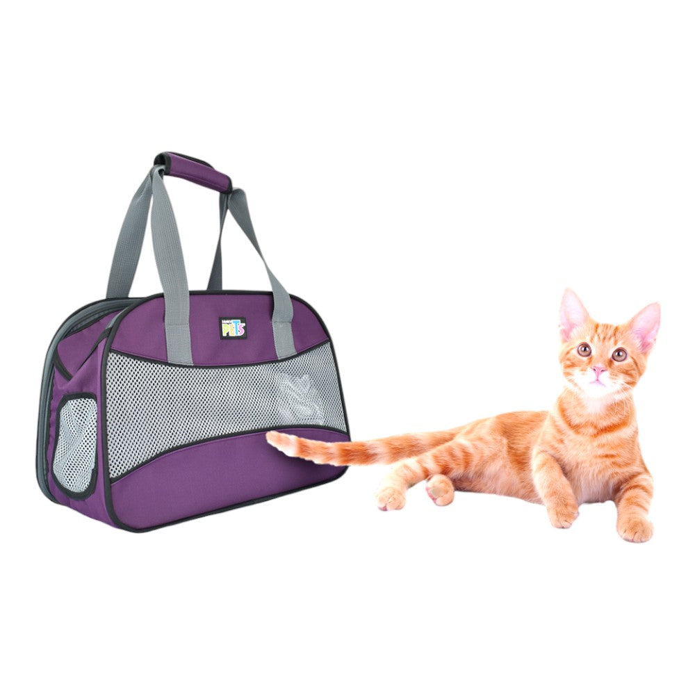 Fancy Pets Transportadora Classic Morada Chica para Gato