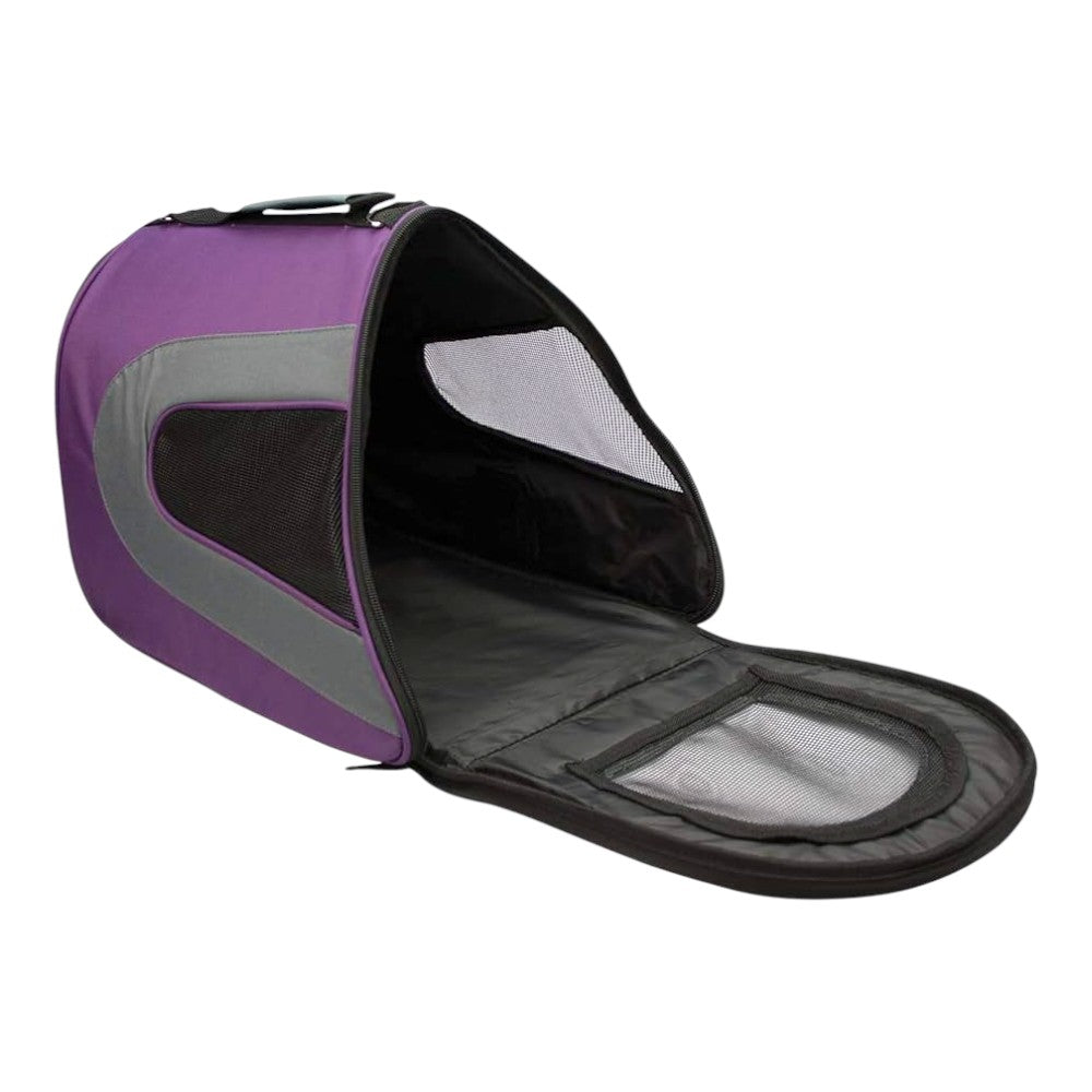 Fancy Pets Transportadora de Tela Fashion Morada Trendy Grande