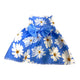 Vestido Azul Margaritas Primavera Verano M