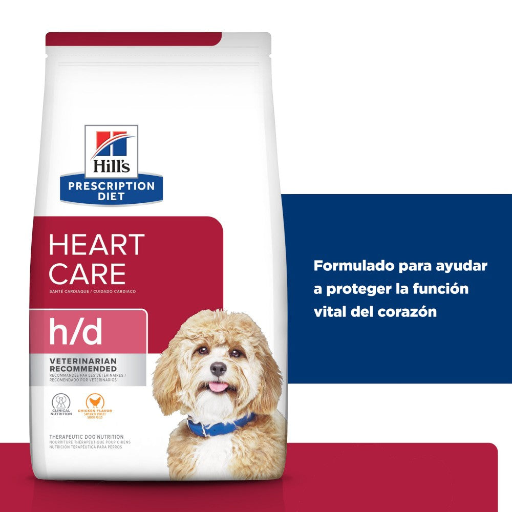 Hill's Prescription Diet h/d, Cuidado Cardiaco, para Perro, 1.5 Kg