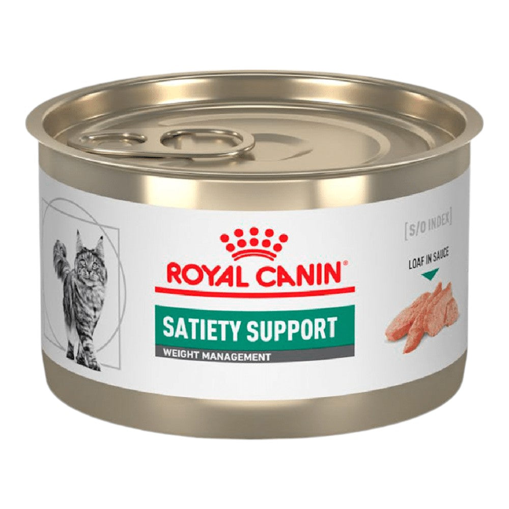 24 Latas Royal Canin Vet Satiety Support Felino 145 gr