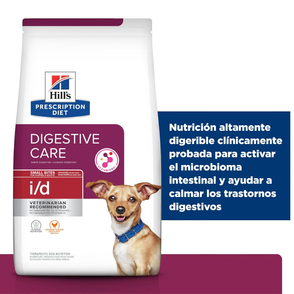 Hill's Prescription Diet i/d Small Bites, Cuidado Digestivo, para Perro, 1.5 Kg