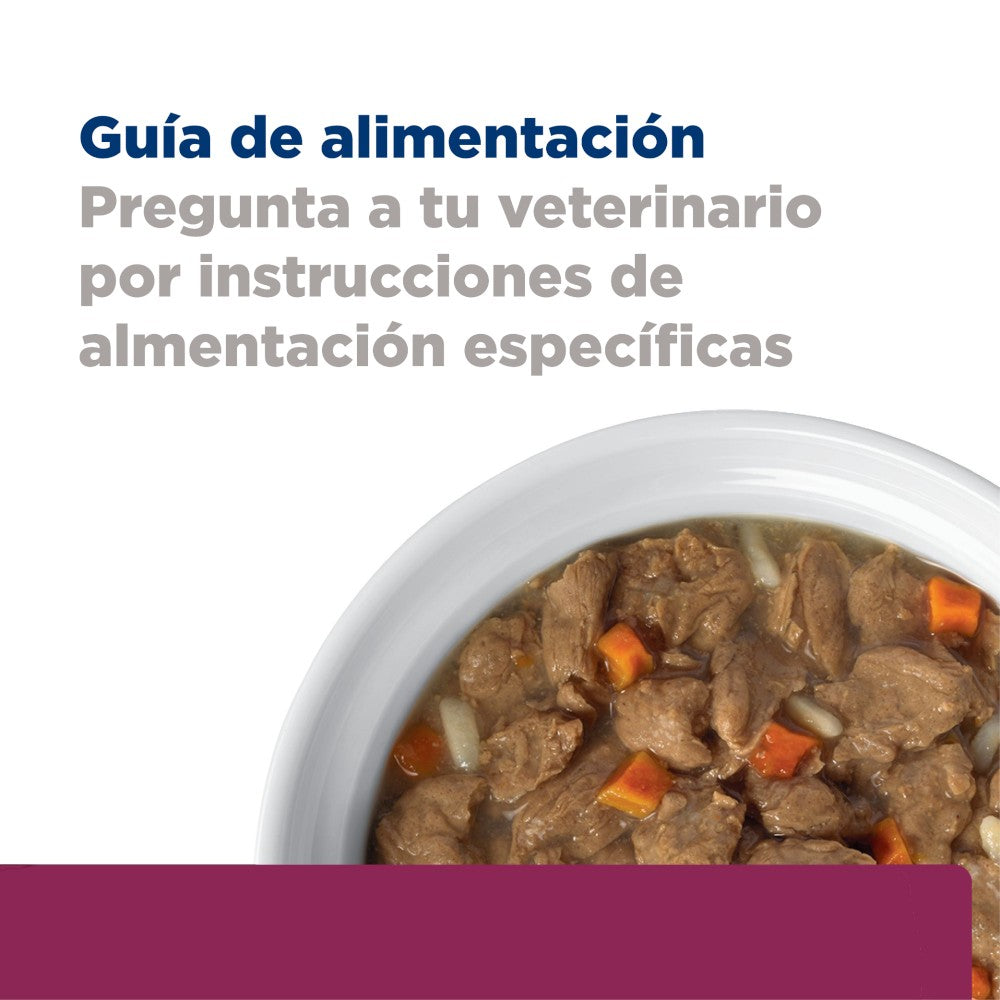 Lata Hill's Prescription Diet i/d, Cuidado Digestivo, para Perro, Estofado de Pollo y Vegetales, 156 g