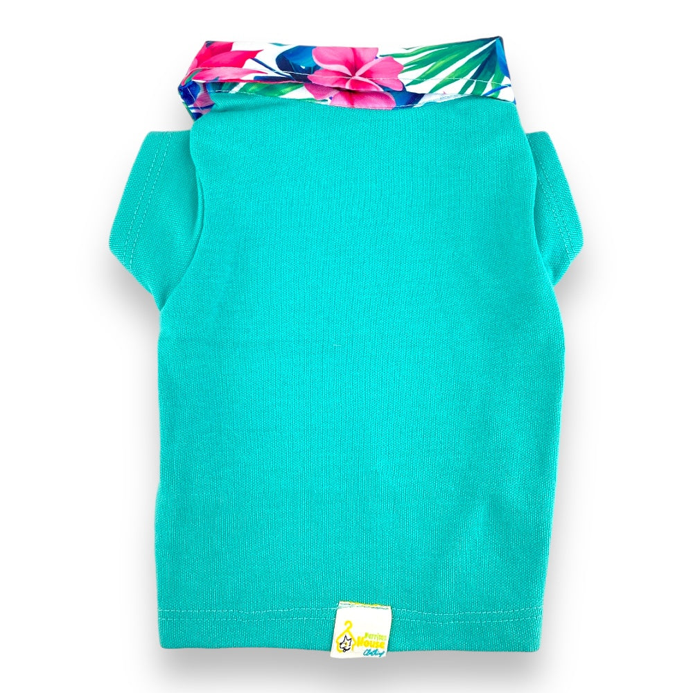 Playera Polo Bora Aqua Talla 1