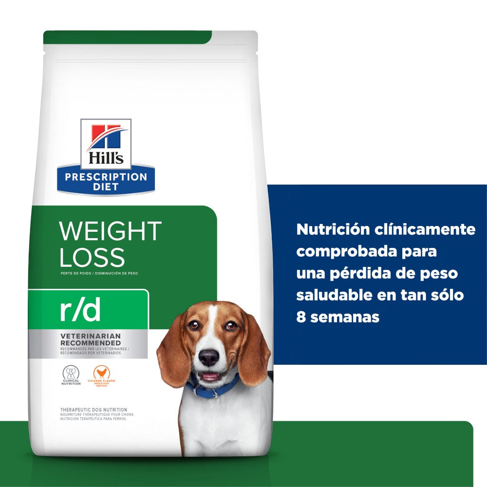 Hill's Prescription Diet r/d, Pérdida de Peso, para Perro, 3.9 Kg