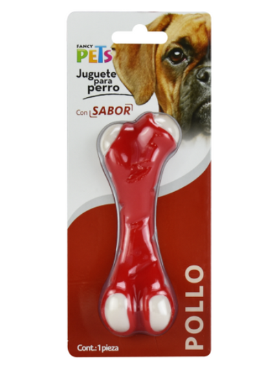 Juguete Hueso Sabor Pollo, Fancy Pets