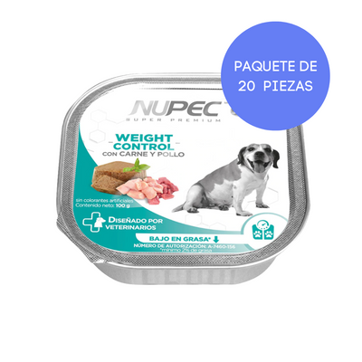 20 Latas Nupec Perro Weight Control 100 Gr c/u