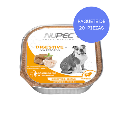 20 Latas Nupec Perro Digestive 100 Gr c/u