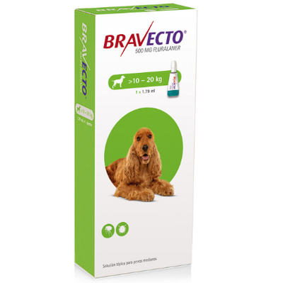 Bravecto Spot On Perros 10 a 20 kg