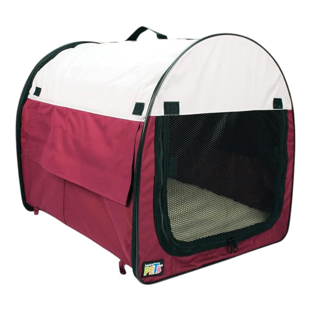 Casa para perro mediano portátil Fashion Vino