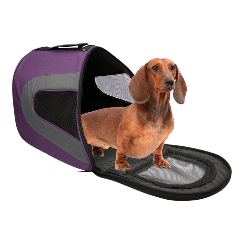 Fancy Pets Transportadora de Tela Fashion Morada Trendy Grande