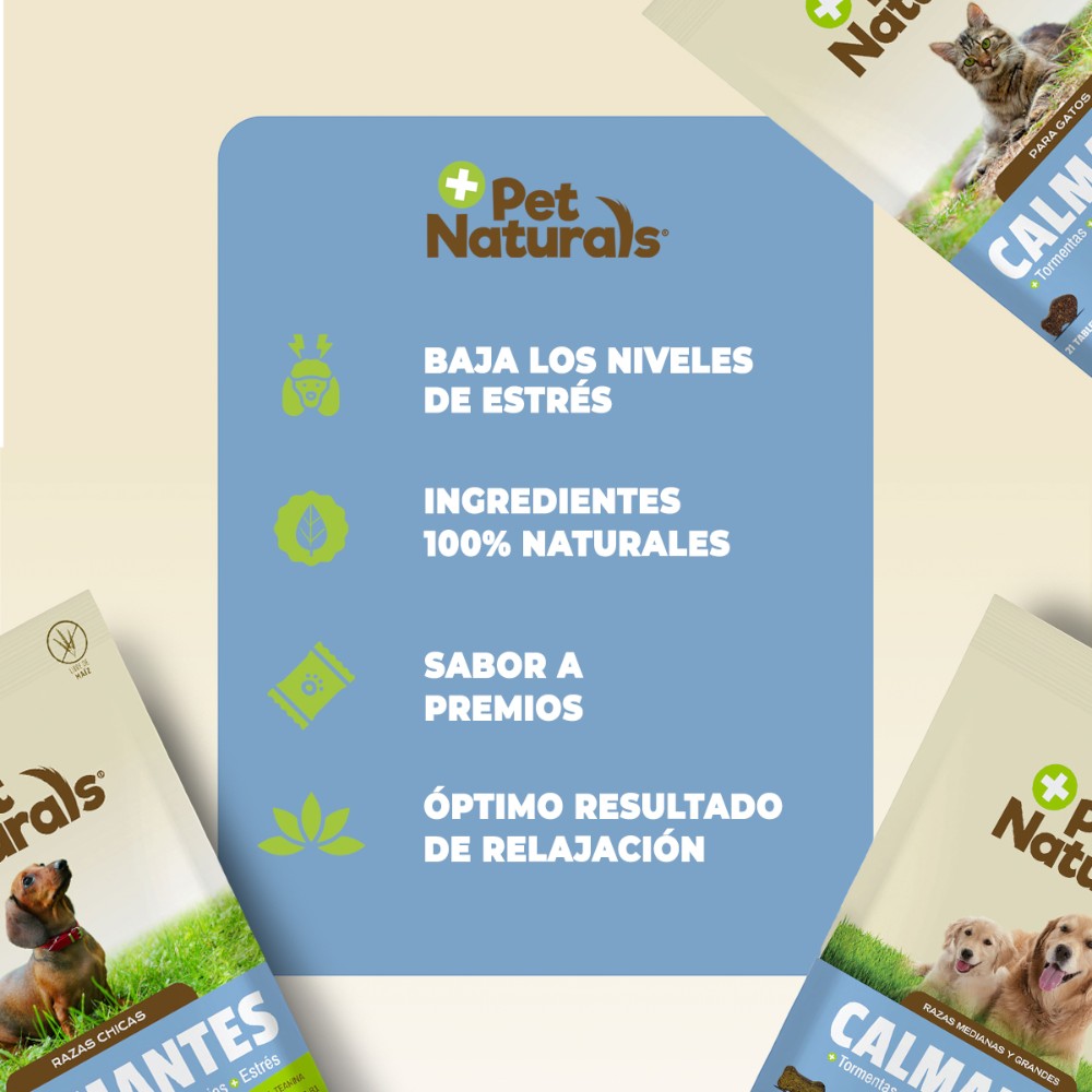 Calmantes Naturales para Gato, Sin Sedantes. Forma y Sabor a Premio 21 pz