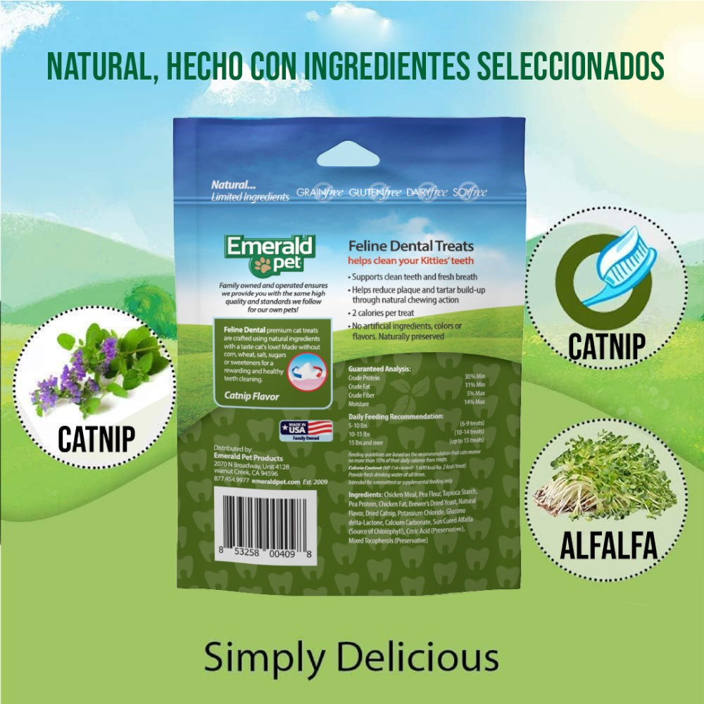 Premios Dentales para Gato Sabor Catnip 85 gr