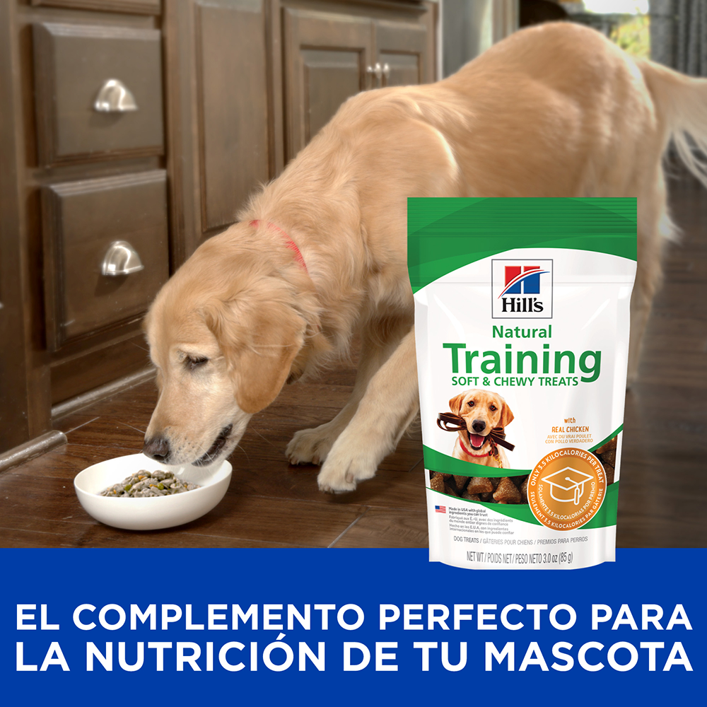 5 Hill's Natural Training Soft and Chewy Treats, premios de entrenamiento para perros, 90 g