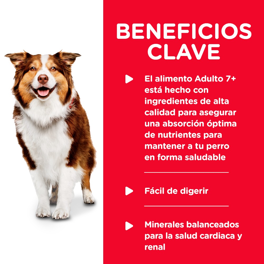 Lata Hill's Science Diet Adult 7+, alimento húmedo saludable en lata para perro senior  369g