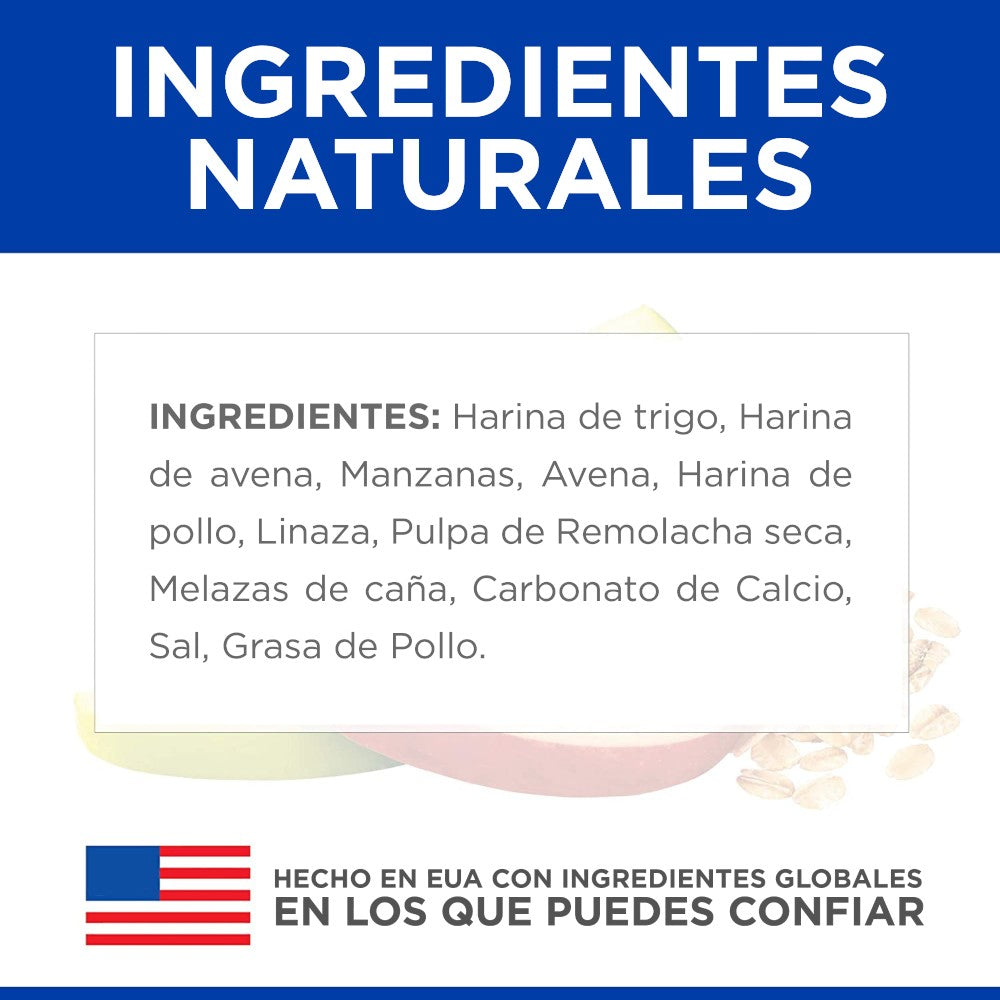 Hill's Natural Fruity Crunchy Snacks, premios para perro con manzana y avena para perro 230g