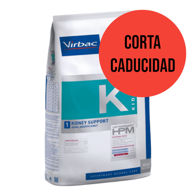 CORTA CADUCIDAD Virbac HPM Dog Kidney Support 3 Kg - AniMALL