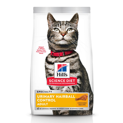 Hill's Science Diet Gato Urinary Hairball Control 1.6Kg