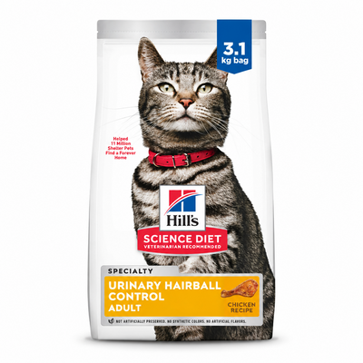 Hill's Science Diet Gato Urinary Hairball Control 3.1Kg