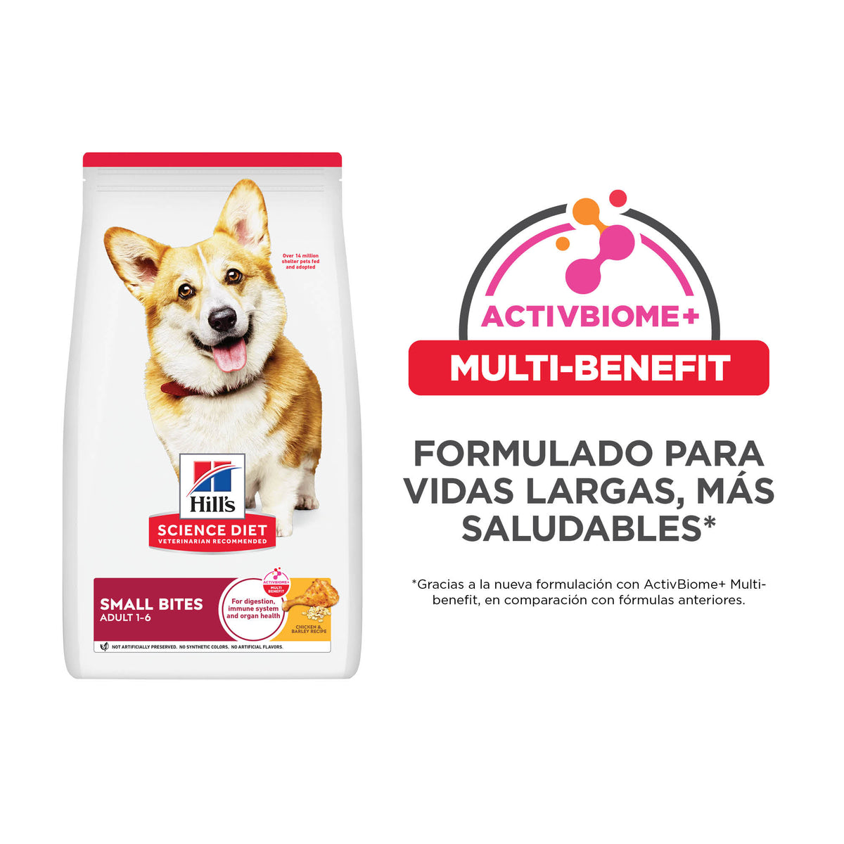 Hill's Science Diet Adulto Small Bites Sabor Pollo para Perro 6.8Kg