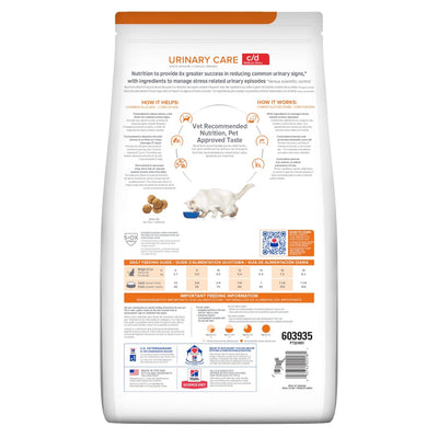 Hill's Prescription Diet c/d Multicare Stress, Cuidado Urinario, para Gato, 1.8 Kg - AniMALL