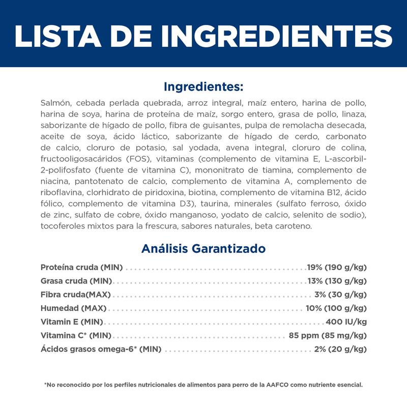 Hill's Science Diet Croquetas Perro Adulto Salmón 2Kg