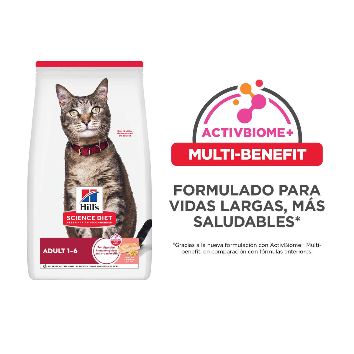 Hill's Science Diet Croquetas Gato Adulto Sabor Salmón 1.5Kg
