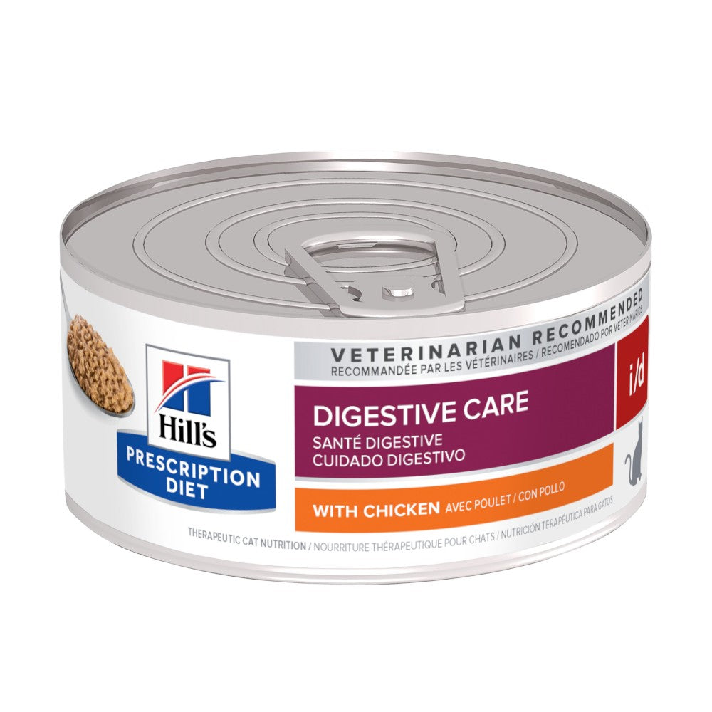 Lata Hill's Prescription Diet i/d, Cuidado Digestivo, para Gato, 156 g