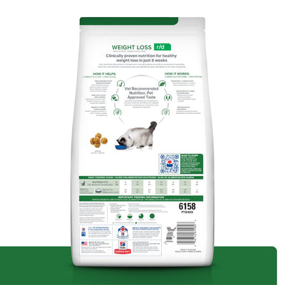 Hill's Prescription Diet r/d, Pérdida de Peso, para Gato, 3.9 Kg