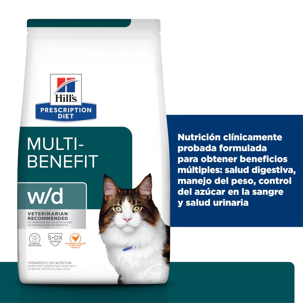 Hill's Prescription Diet wd, Manejo PesoGlucosa, para Gato, 3.9 Kg