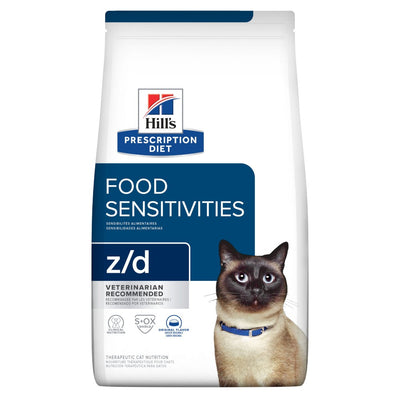 Hill's Prescription Diet z/d, Sensibilidades Alimentarias, para Gato, 1.8 Kg - AniMALL