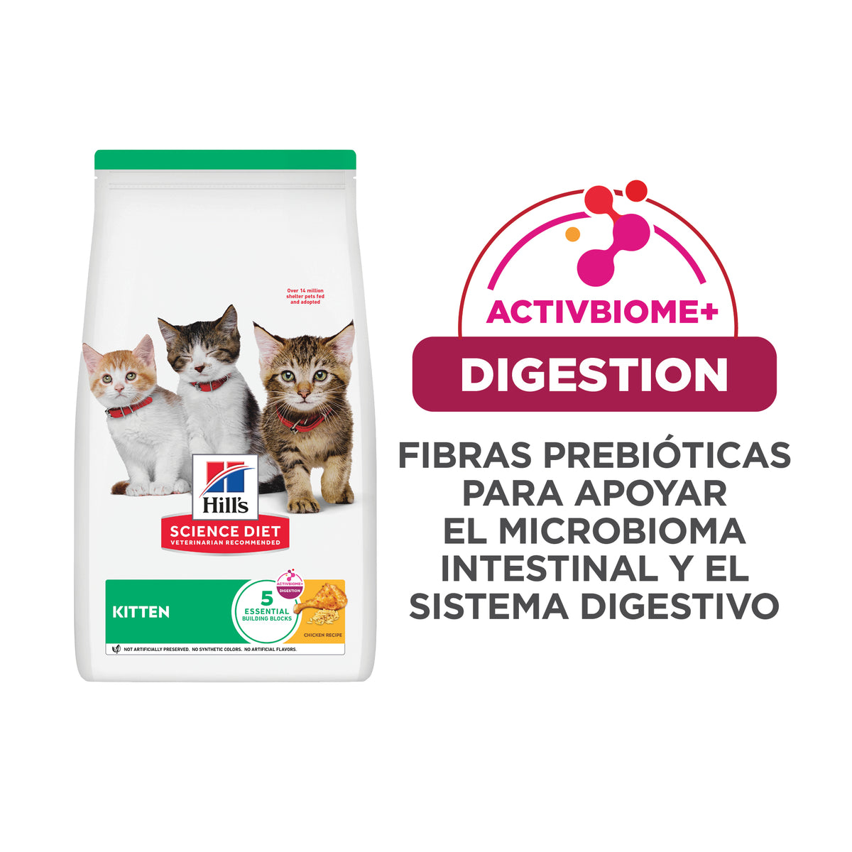 Hill's Science Diet Croquetas Kitten Sabor Pollo 3.2Kg