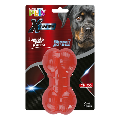 Fancy Pets Juguete Hueso Ch Xtreme - Rojo