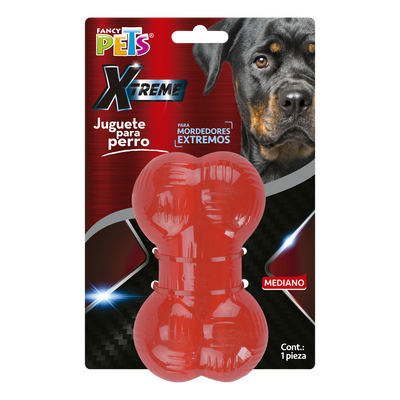 Fancy Pets Hueso Mediano Xtreme - Rojo