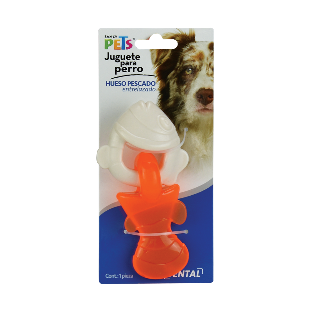 Juguete Dental Hueso/Pescado Entrelazado, Fancy Pets