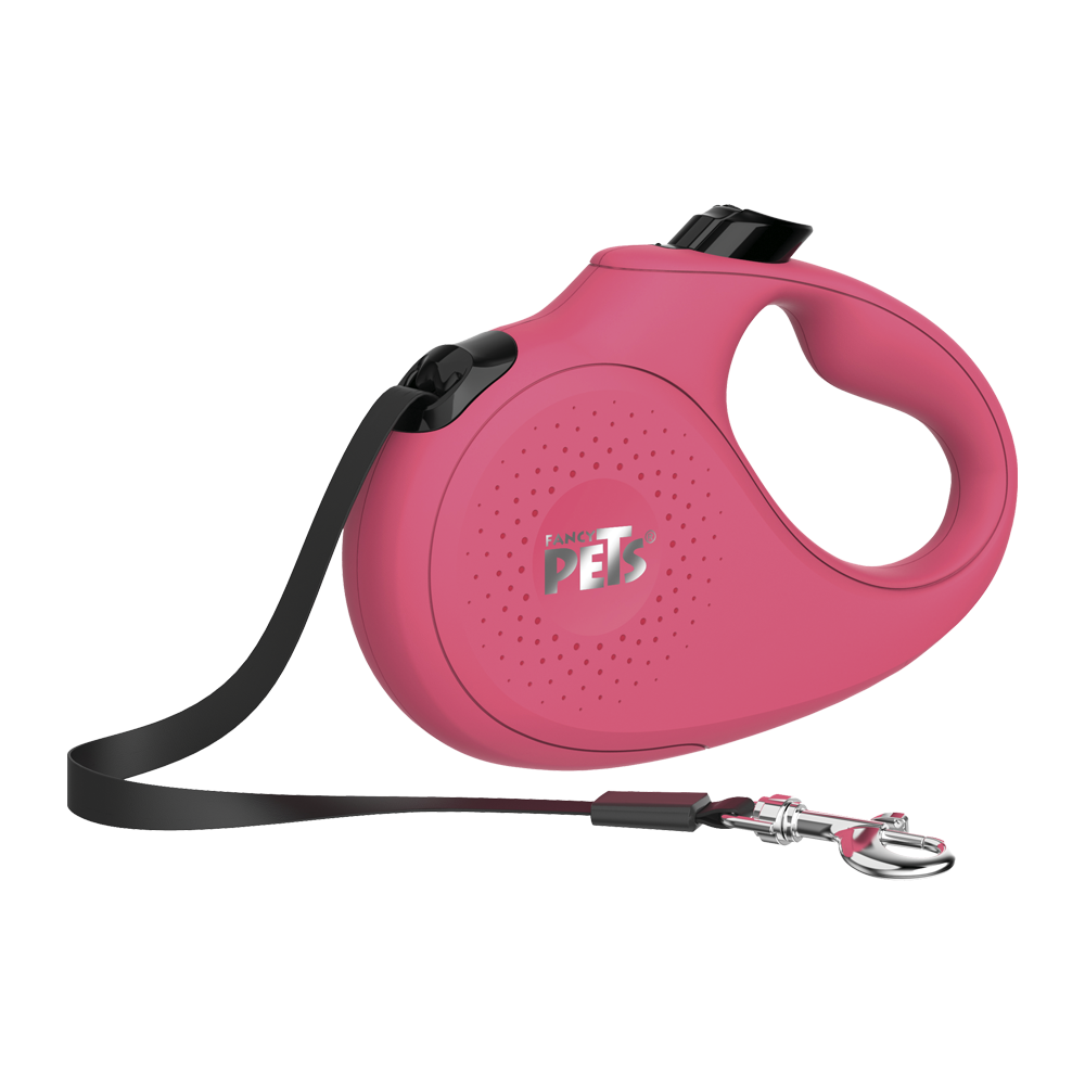 Fancy Pets Correa Retractil Chica Rosa para Perro