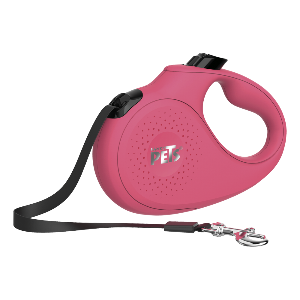 Fancy Pets Correa Retractil Grande Rosa para Perro