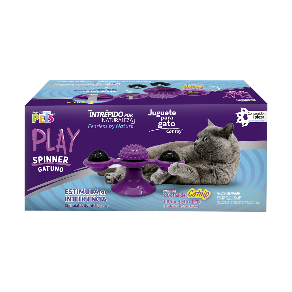 Juguete Spinner con Catnip Fancy Pets