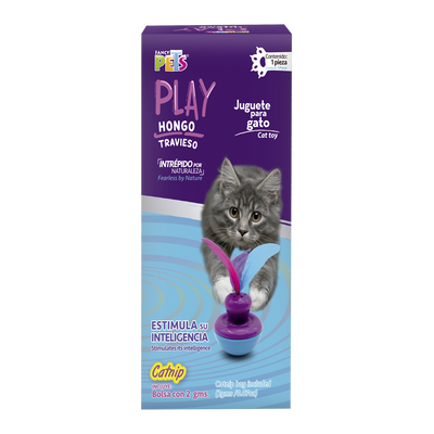 Juguete Hongo Travieso con Catnip Play Fancy Pets