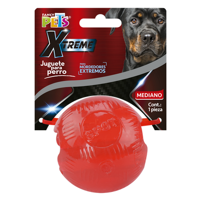 Fancy Pets Juguete Bola Mediana Xtreme - Rojo