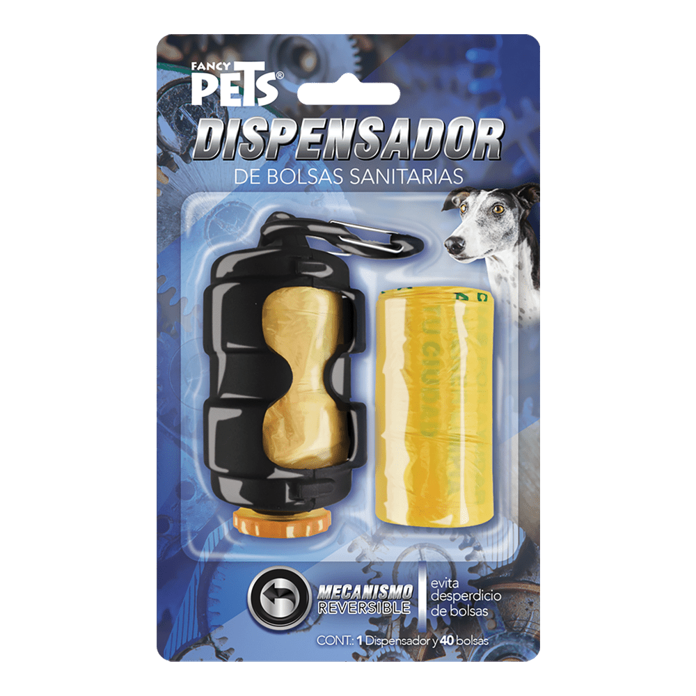 Dispensador Reversible para Bolsas Sanitarias con 40 Pzas - AniMALL
