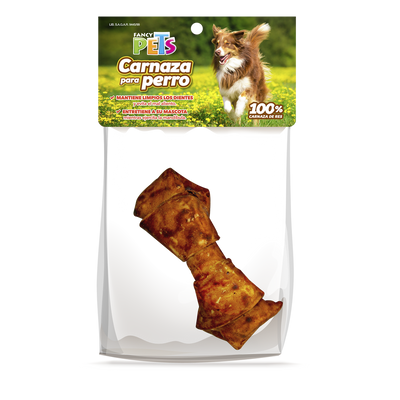 Fancy Pets Hueso de Carnaza (10-13 cm) Sabor Tocino