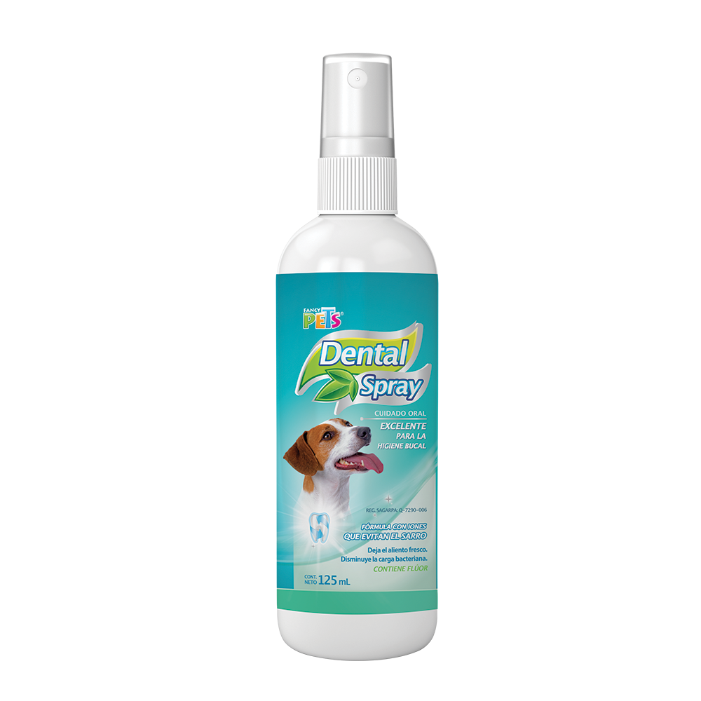 Spray Dental Para Perro 125 Ml, Sabor Menta, Fancy Pets