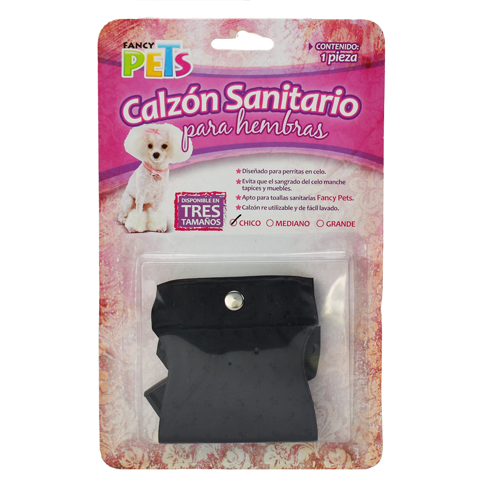 Calzón Sanitario Chico para Hembras (1 Pieza), Fancy Pets